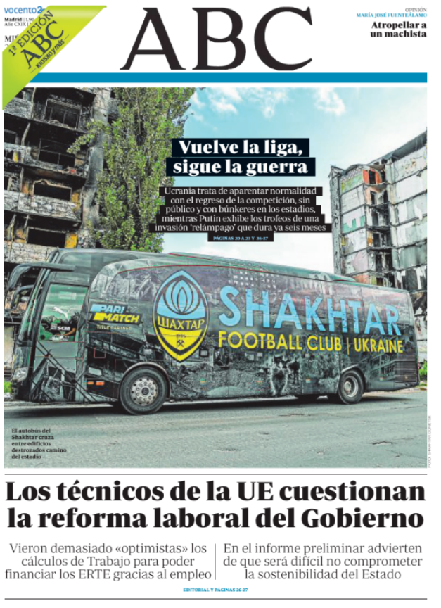 Portadas de la prensa internacional de este miércoles 24 de agosto de 2022