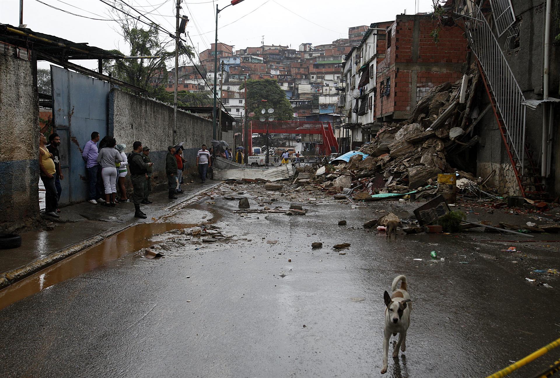 Más de un millar de personas afectadas por las lluvias en Venezuela