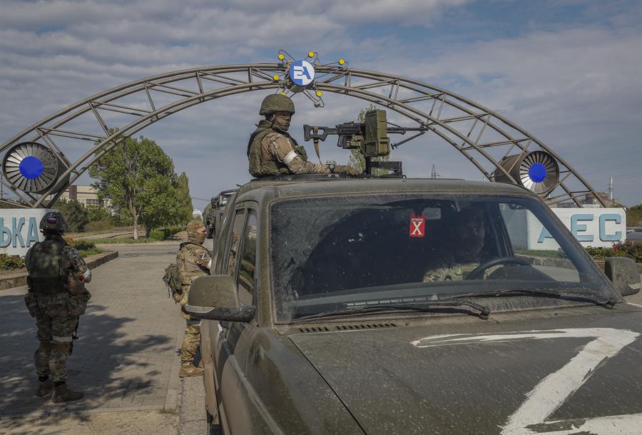 VIDEO filtrado evidenció vehículos militares rusos dentro de la central nuclear de Zaporiyia