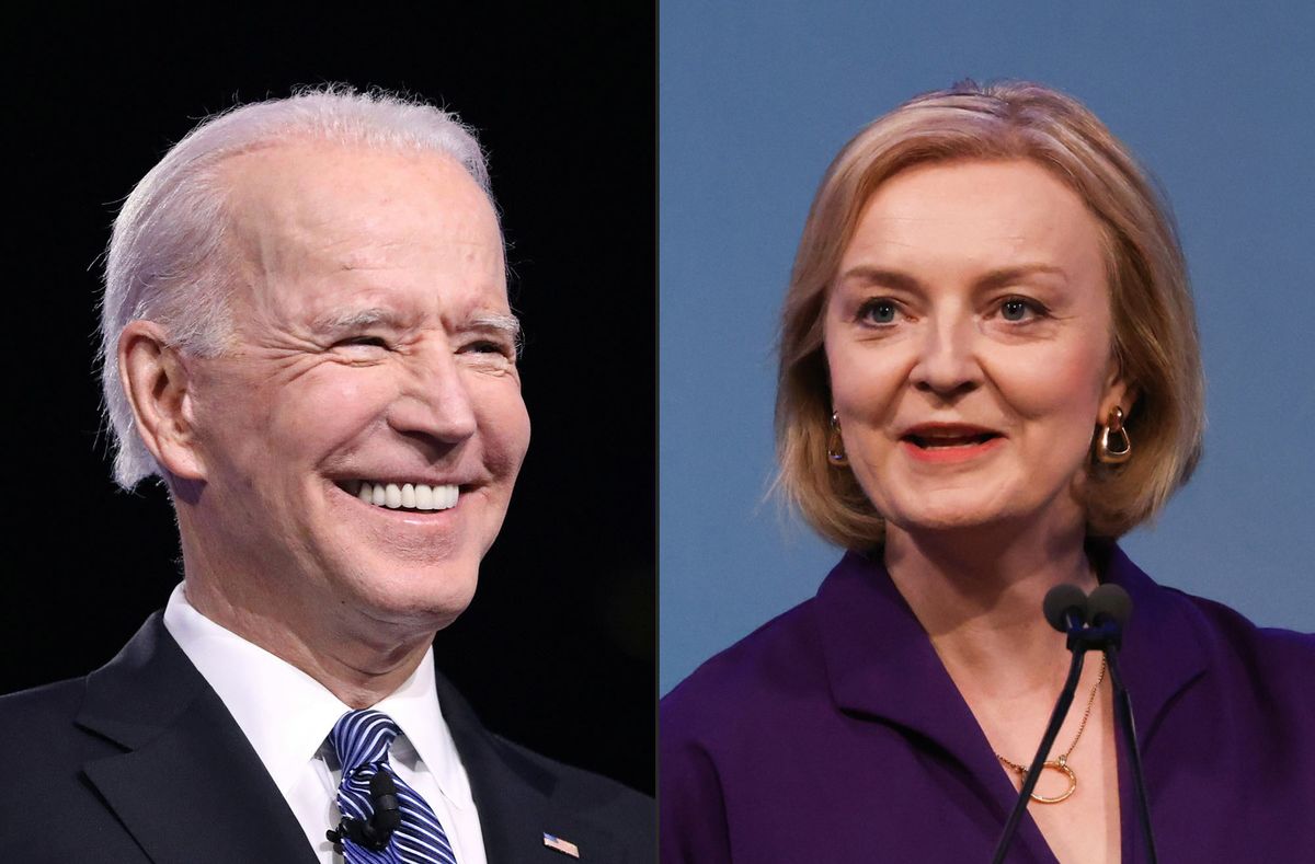 Biden agradece a Truss su ayuda con Ucrania y destaca la amistad con Reino Unido