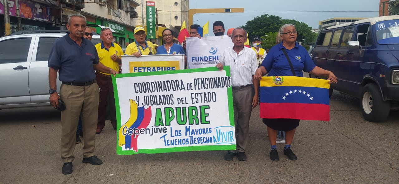 Jubilados y pensionados de Apure exigen pagos justos ante Inspectoría del Trabajo este #22Sept