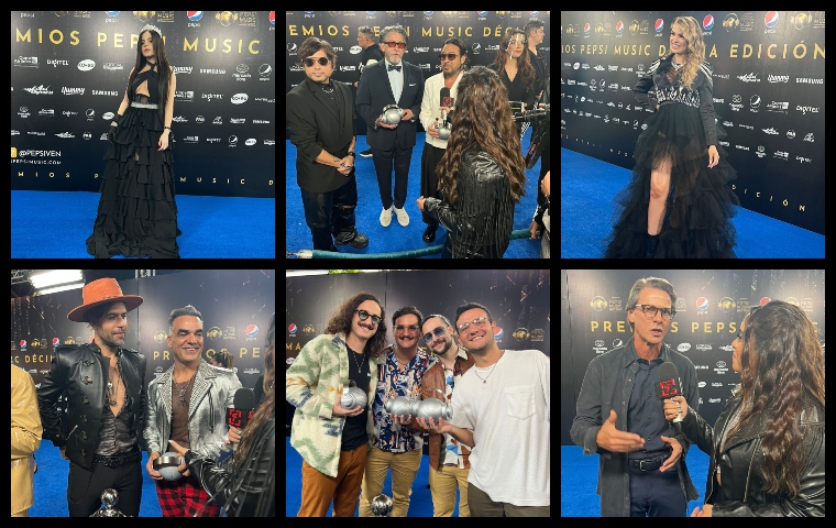 ¡Qué estilacho! Así desfilaron artistas nacionales e internacionales en la alfombra azul de Premios Pepsi Music 2022