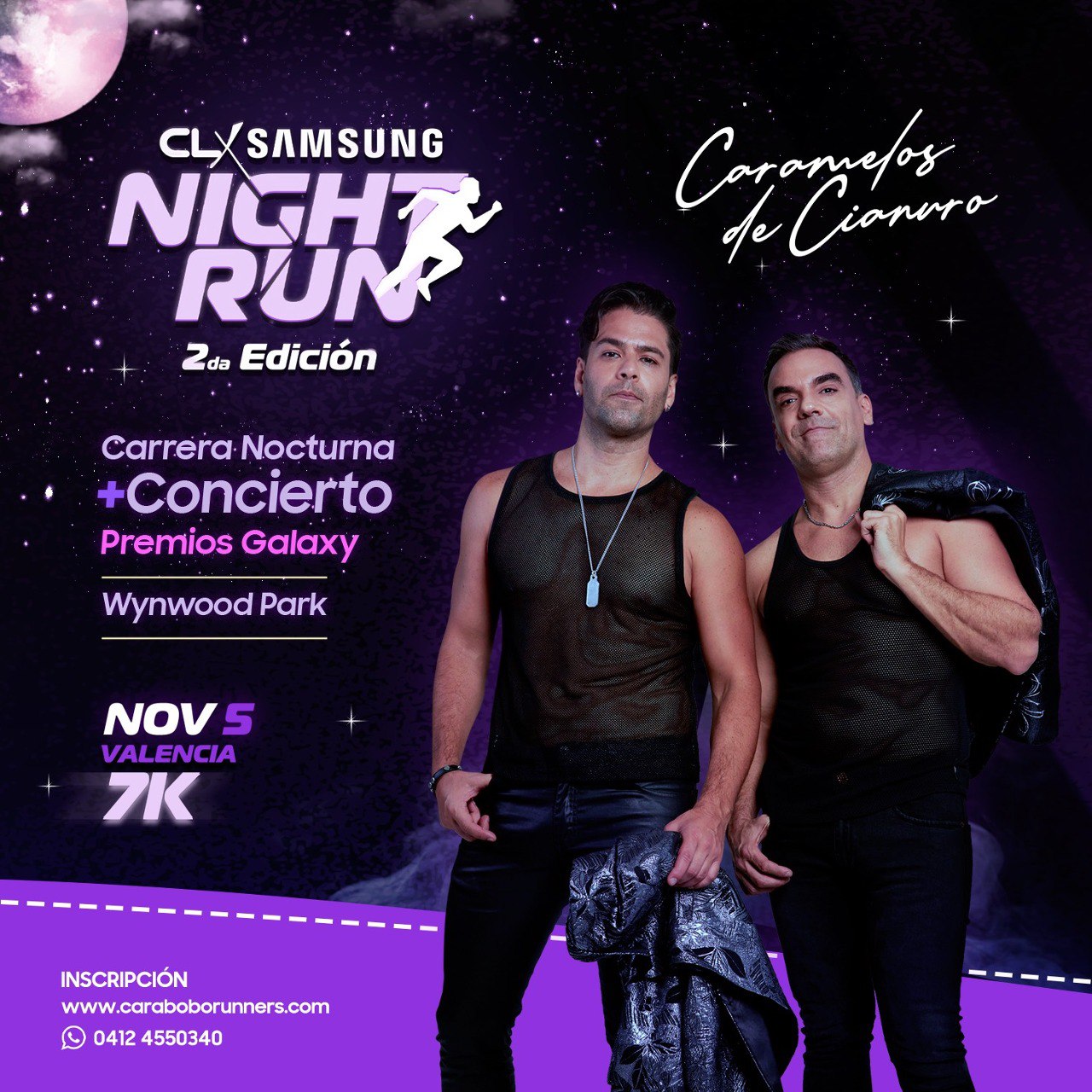 CLX Samsung presenta la 2da edición Night Run 7KM llenos de premios y adrenalina