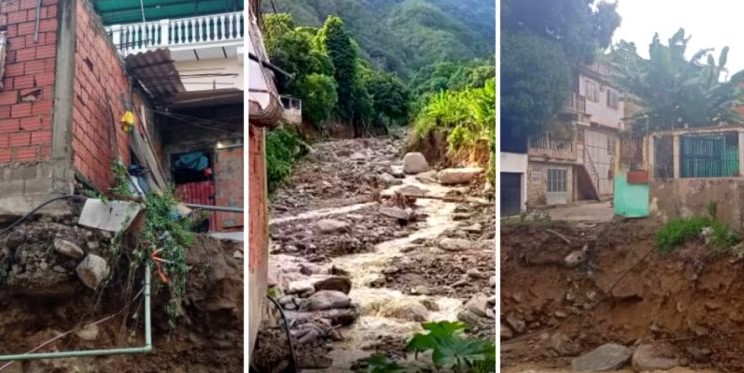 Así amaneció el sector El Teleférico de Macuto tras el desbordamiento del río El Cojo #29Oct (VIDEO)