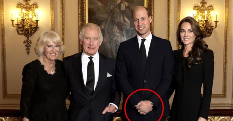 El revelador lenguaje corporal de William y Kate en la primera foto oficial de Carlos III como Rey