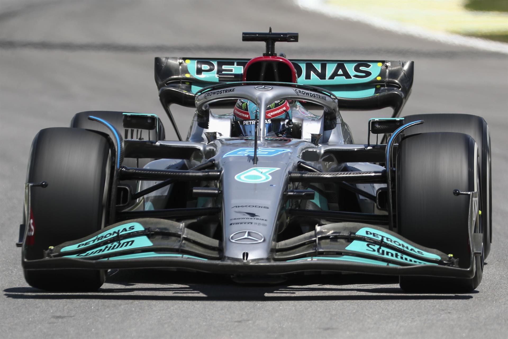 George Russell ganó la prueba sprint y saldrá primero en el Gran Premio de F1 de Brasil