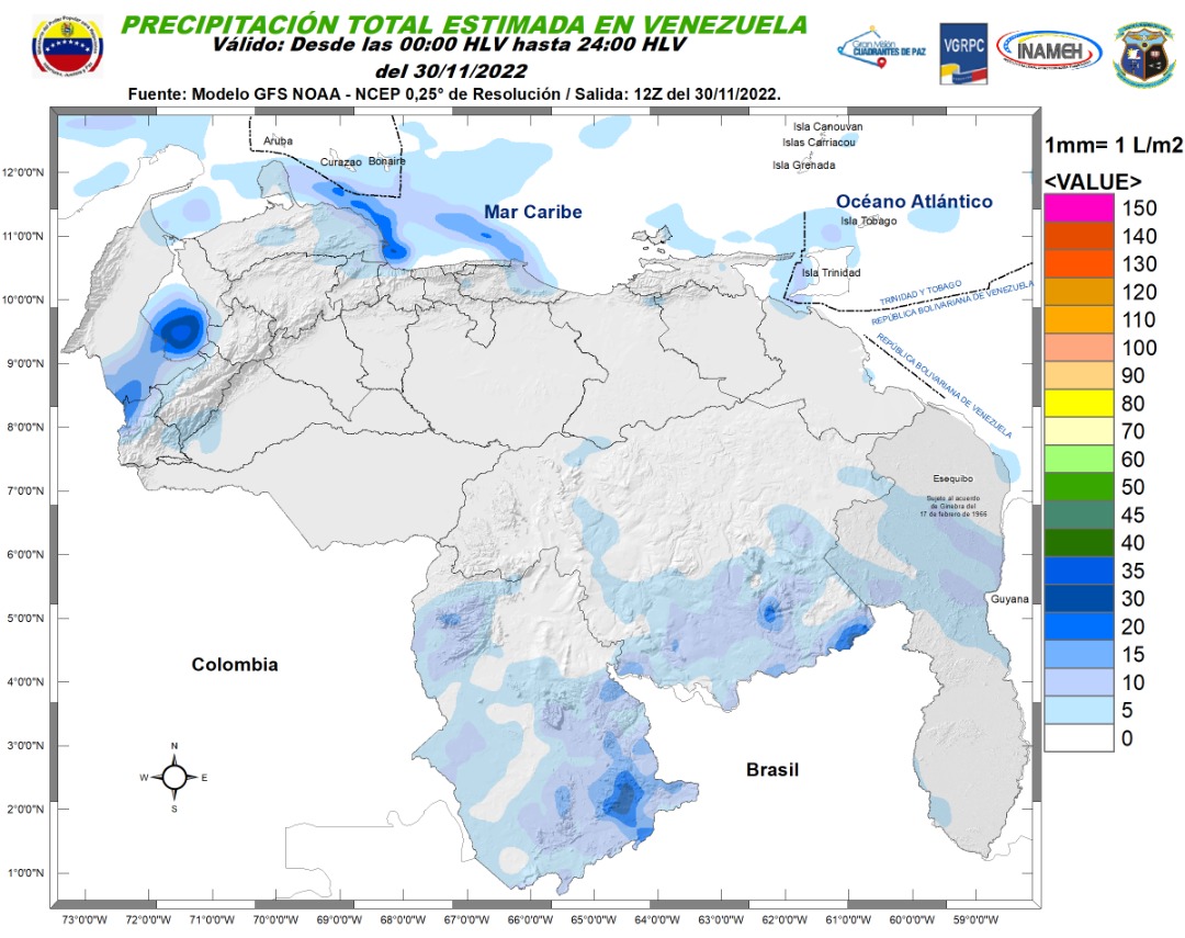 Inameh publicó un resumen de la temporada de las ondas tropicales que pasaron por Venezuela durante 2022