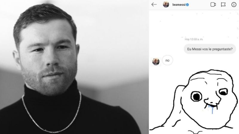 Los MEMES noquean al Canelo Álvarez tras disculparse con Messi