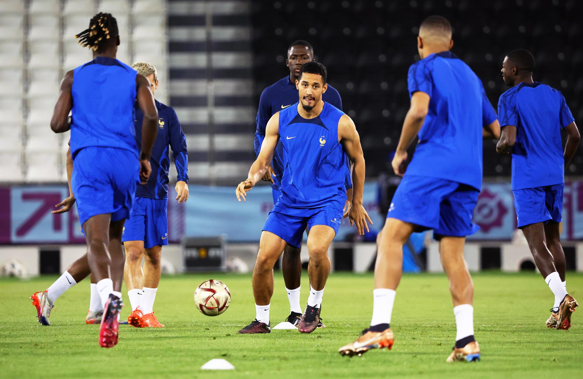 Rabiot y Upamecano, dudas de Francia para la semifinal del Mundial