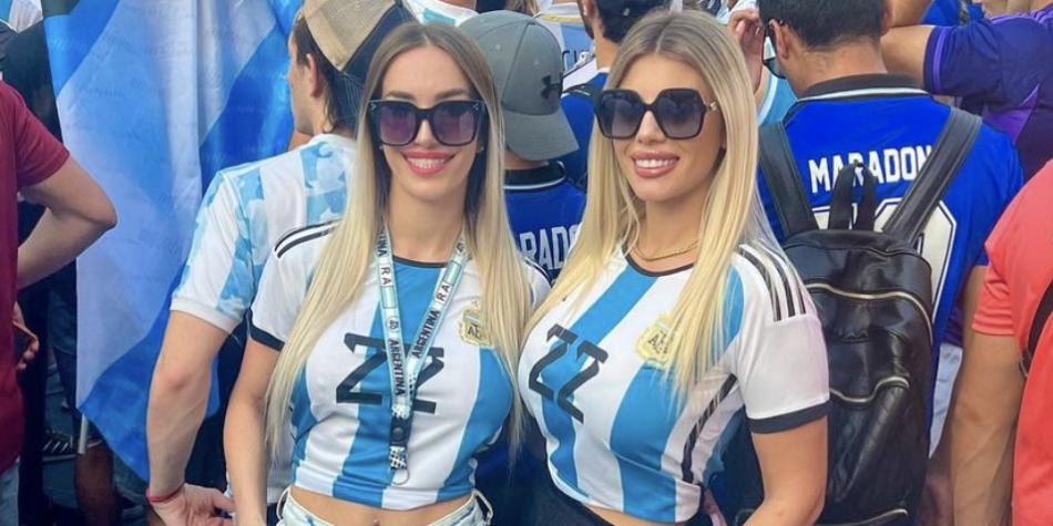 Fotos: ellas son “Noe” y “Milu”, las argentinas que mostraron las lolas en Qatar