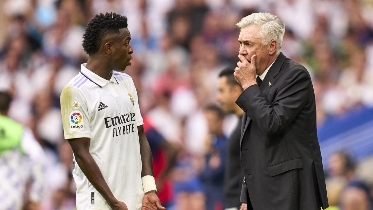 Ancelotti sale en defensa de Vinicius: El fútbol lo necesita, tiene un talento extraordinario