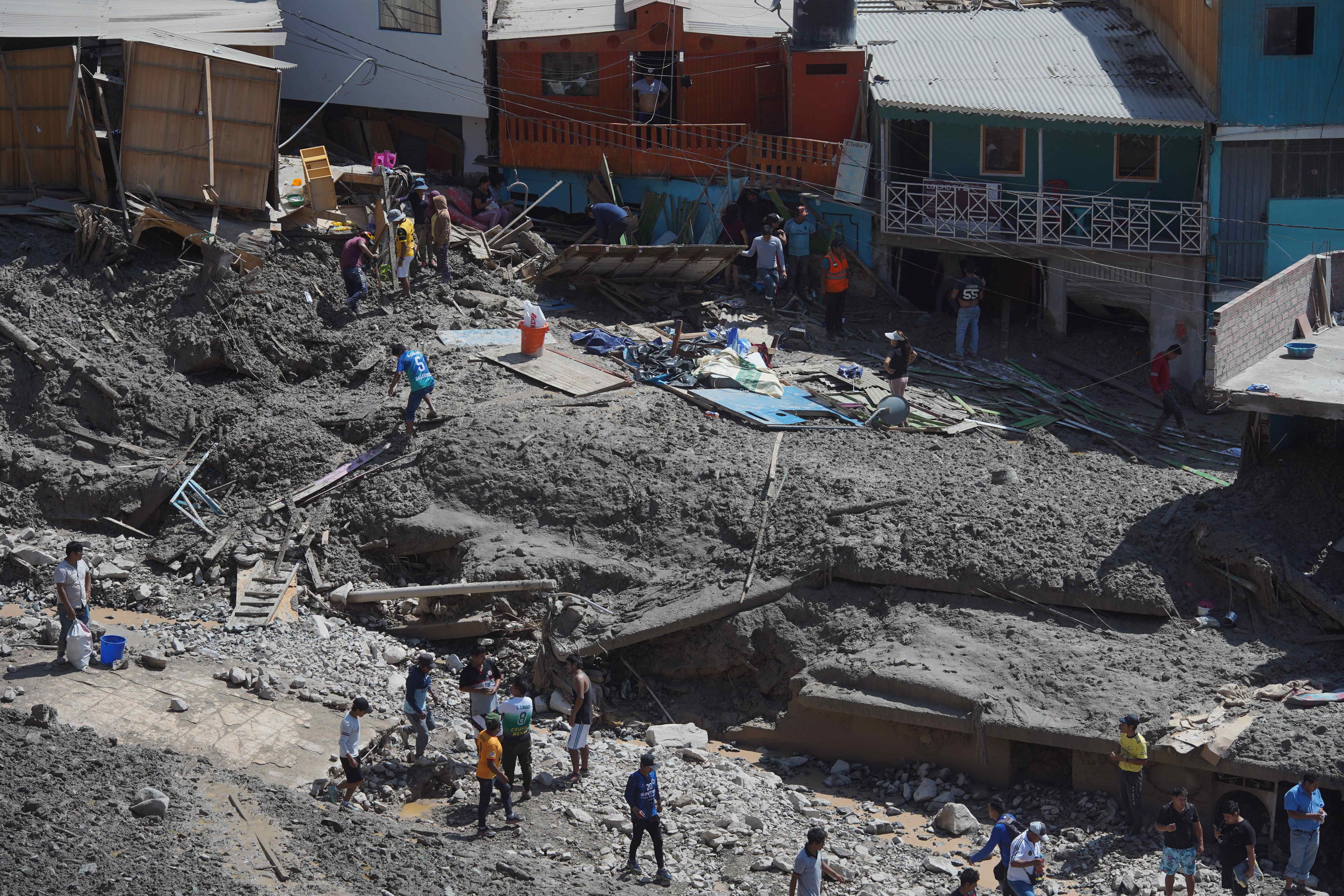 Pueblos arrasados, el rastro de los deslaves en el sur de Perú