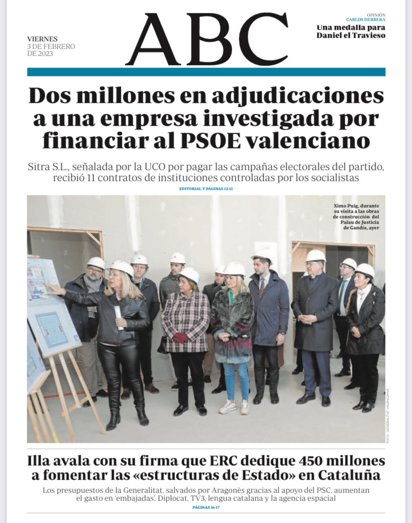 Portadas de la prensa internacional de este viernes 3 de febrero de 2023