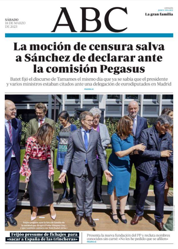 Portadas de la prensa internacional de este sábado 18 de marzo de 2023