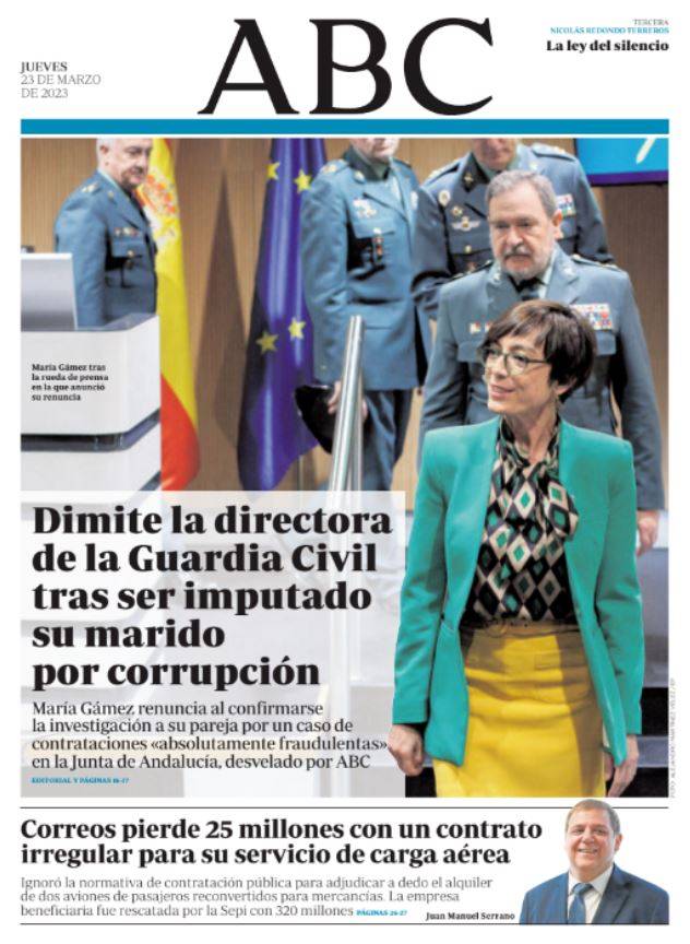 Portadas de la prensa internacional de este jueves 23 de marzo de 2023