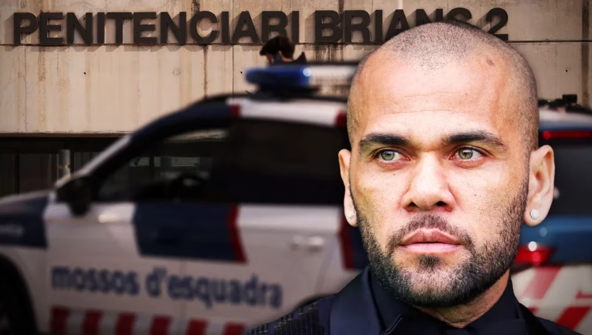 La nueva vida de Dani Alves en prisión: dos goles en un partido y la reacción que generó en otros detenidos