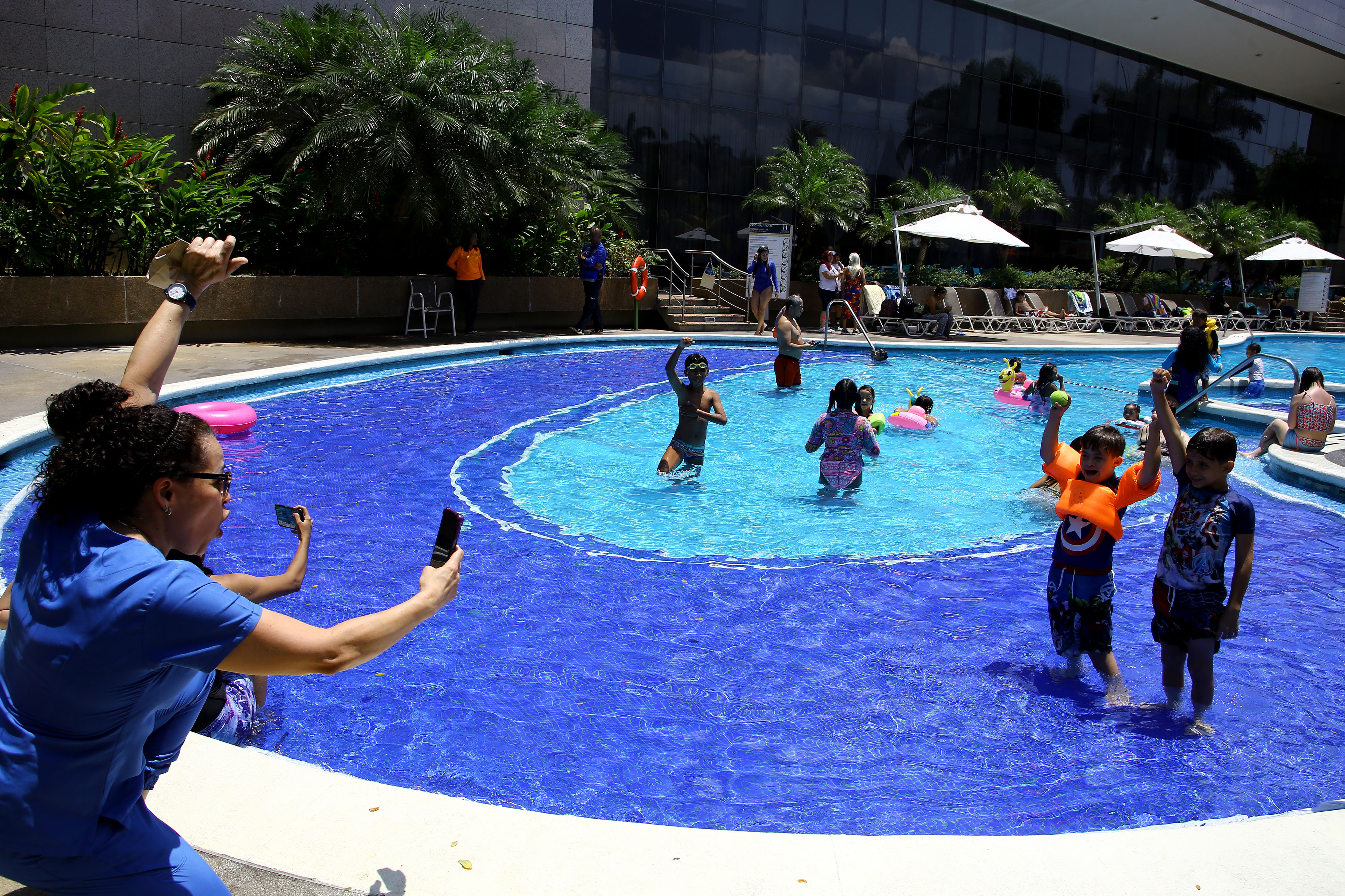 Niños con Síndrome de Down celebraron su día en Hesperia WTC Valencia (FOTOS)