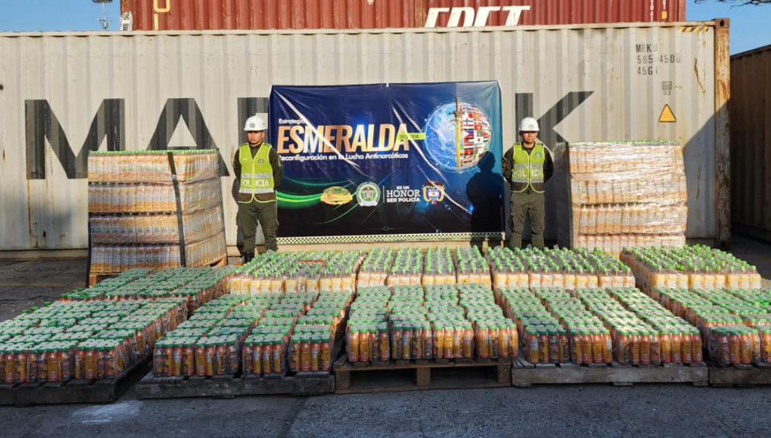 Incautaron 1,5 toneladas de cocaína en la frontera colombiana con Ecuador