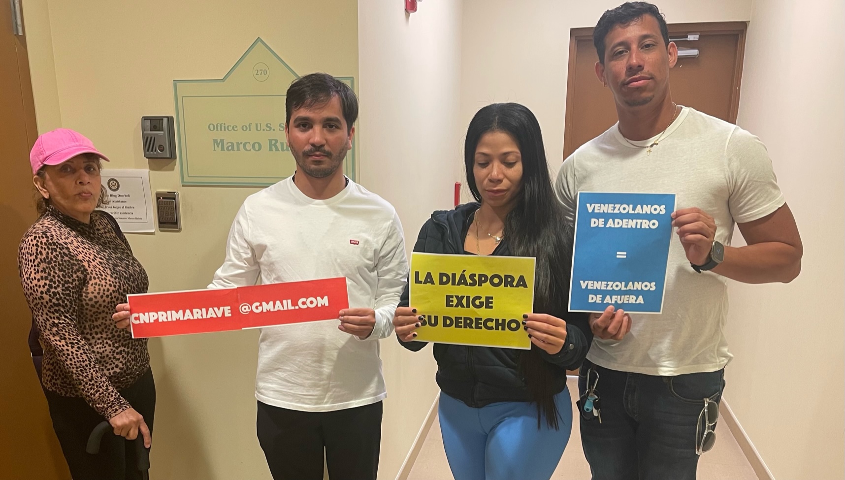 Venezolanos en el exilio exigen participación en escogencia del liderazgo único de la oposición