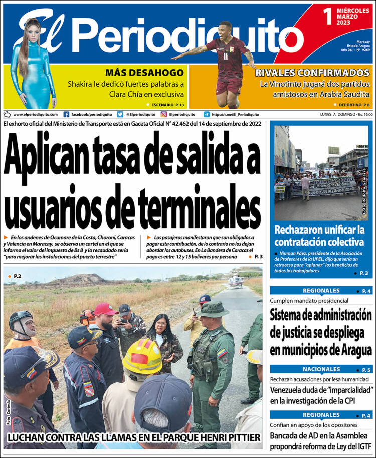 Portadas de este miércoles 1 de marzo de 2023