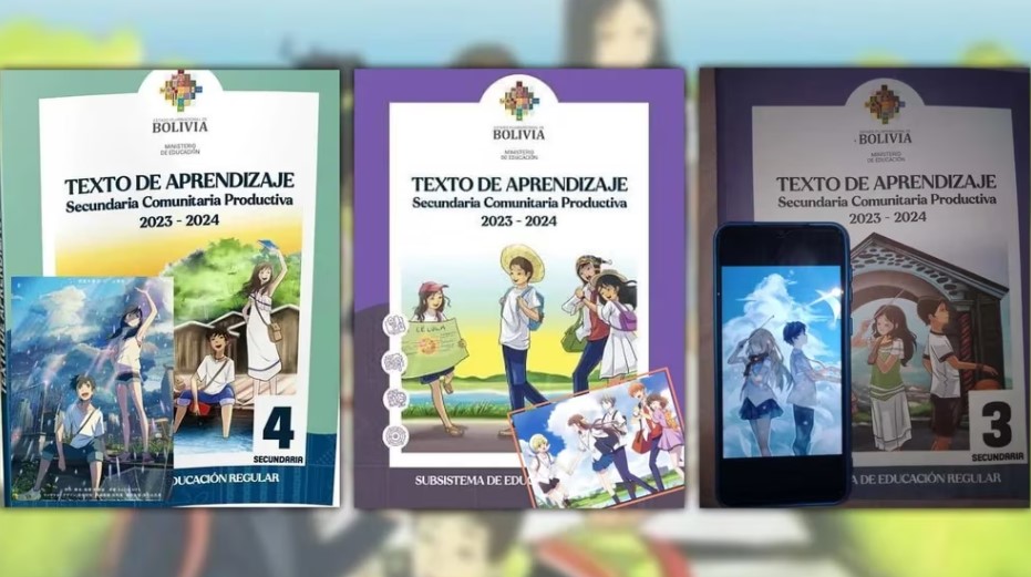 Escándalo en Bolivia: el Ministerio de Educación plagió a un animé japonés en los manuales escolares