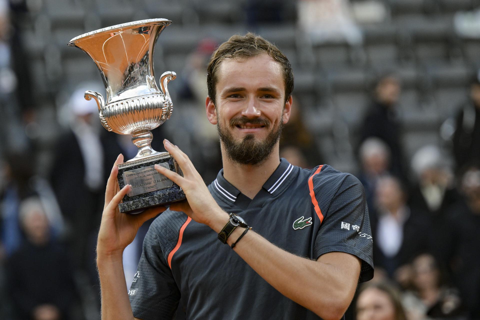 El ruso Daniil Medvedev se proclamó campeón del Masters 1000 de Roma