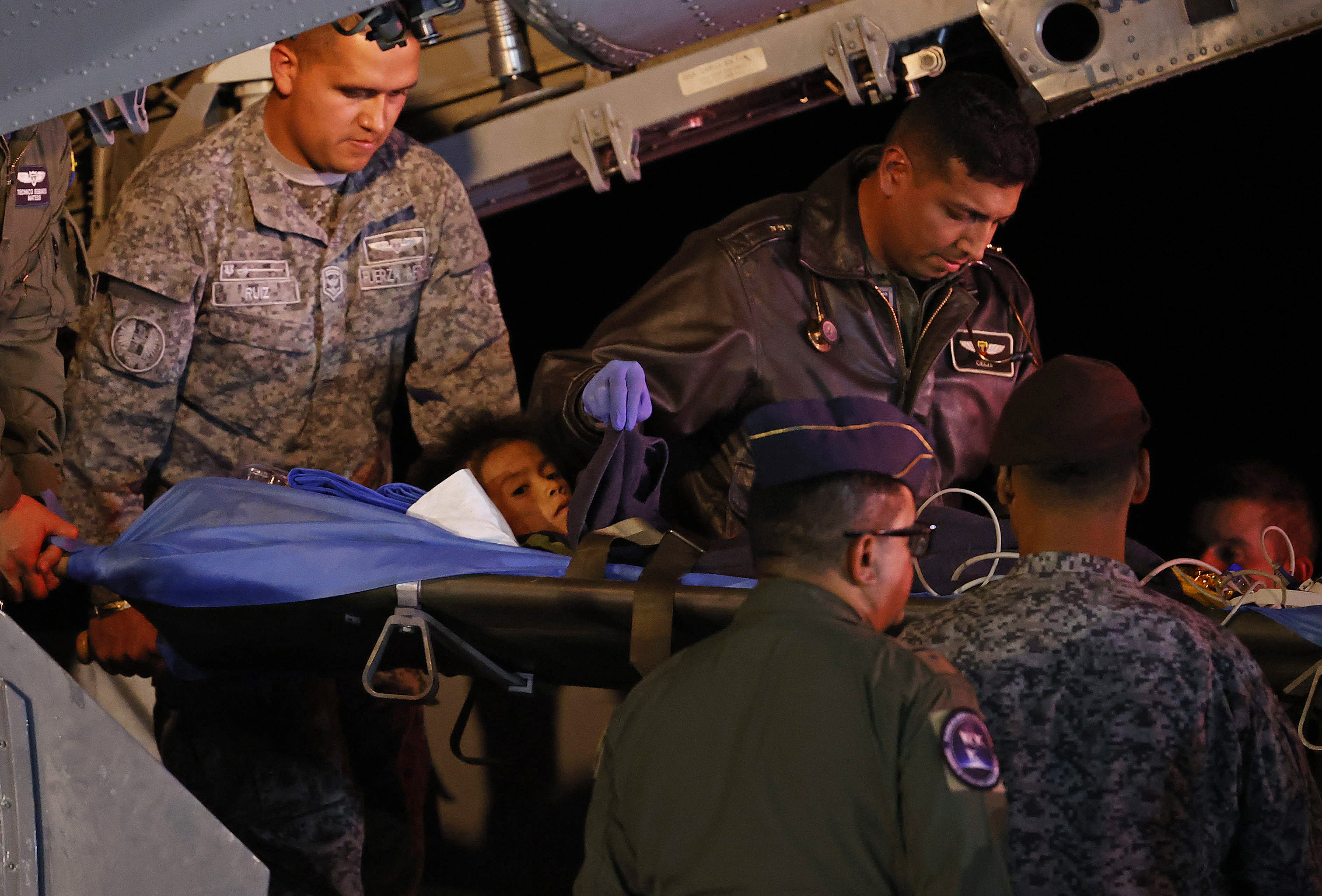 Los niños rescatados en la selva se recuperan en el Hospital Militar Central de Bogotá