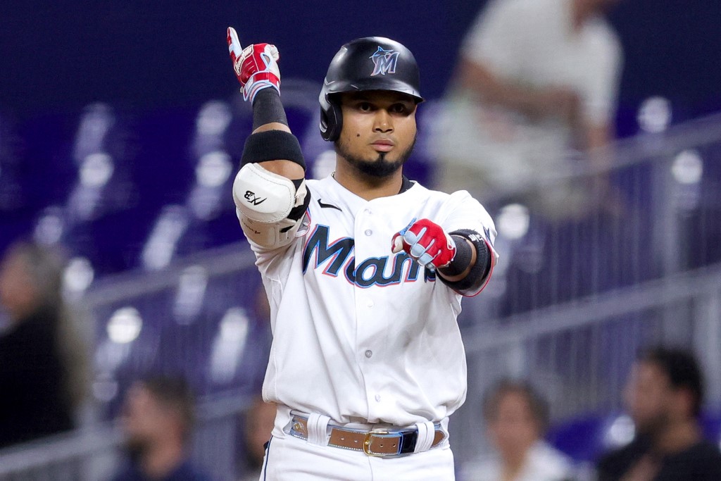 Así fue la emotiva despedida de Luis Arráez de los Marlins de Miami (FOTO)