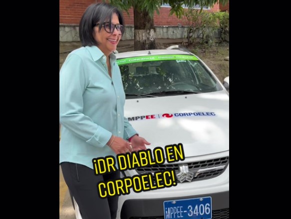 “Dr. Diablo”, el carro que Delcy Eloína te mandará para cobrarte por un pésimo servicio eléctrico