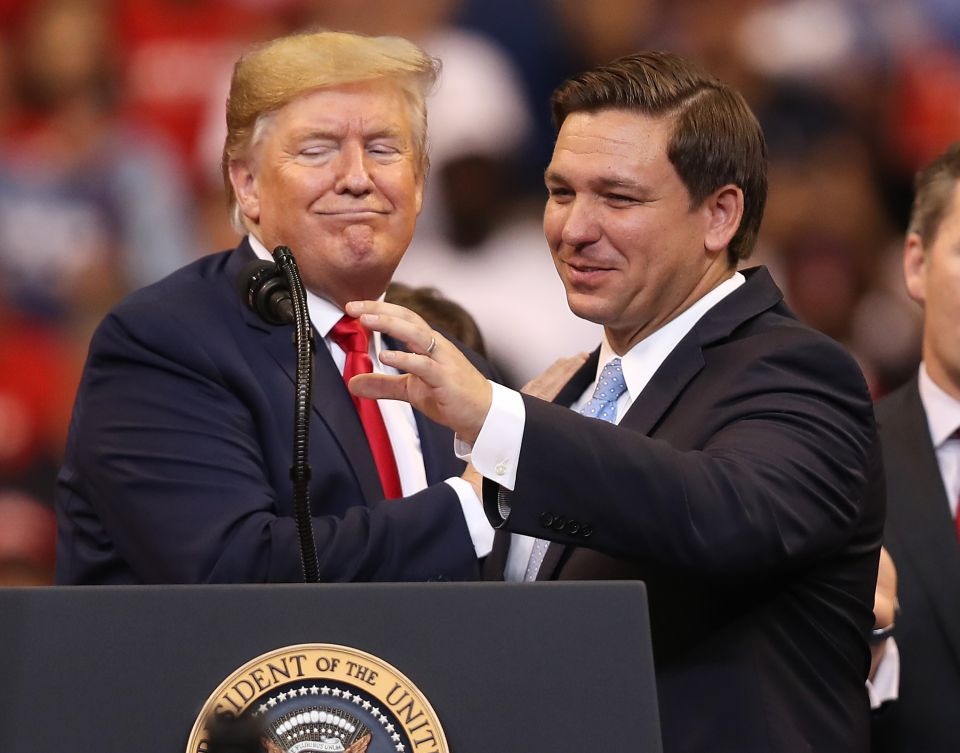 Trump arremetió contra DeSantis y dijo que copió todas sus propuestas sobre asuntos migratorios