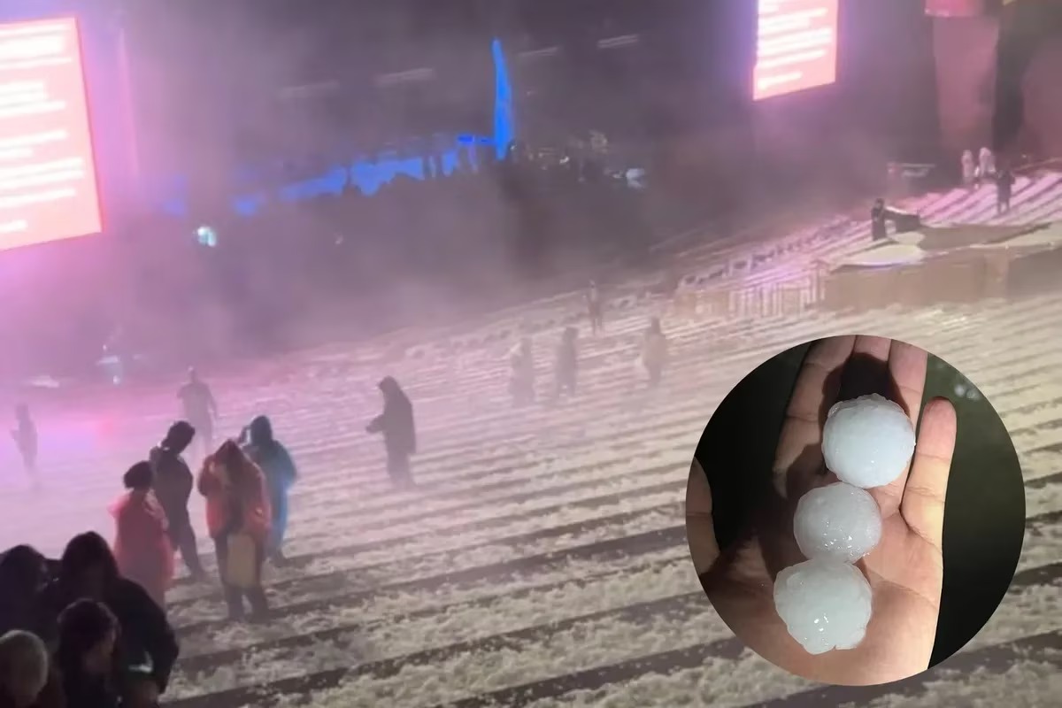 Se cae el cielo: Fuerte tormenta de granizo dejó un centenar heridos en concierto de Colorado (VIDEOS)