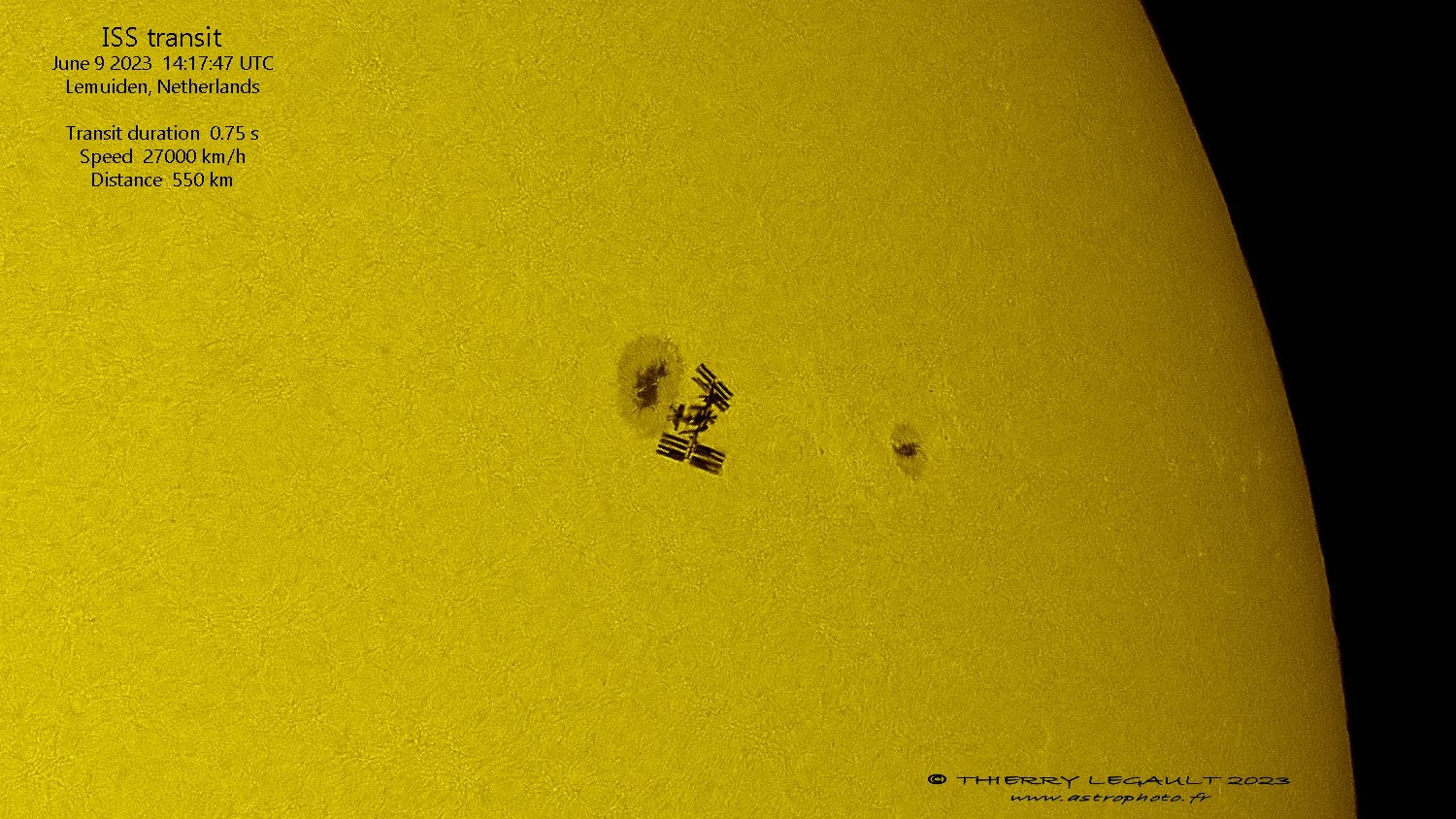 Un impactante VIDEO muestra a la Estación Espacial Internacional delante del Sol