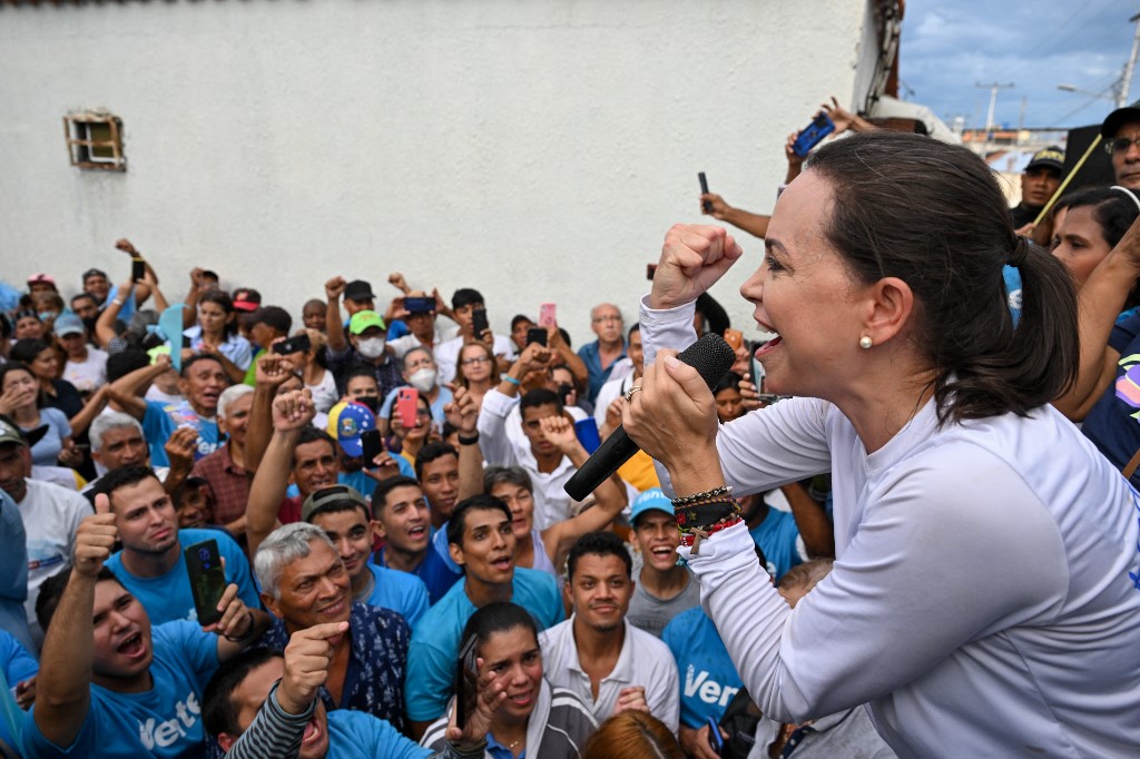 María Corina Machado llega a Margarita luego de siete años