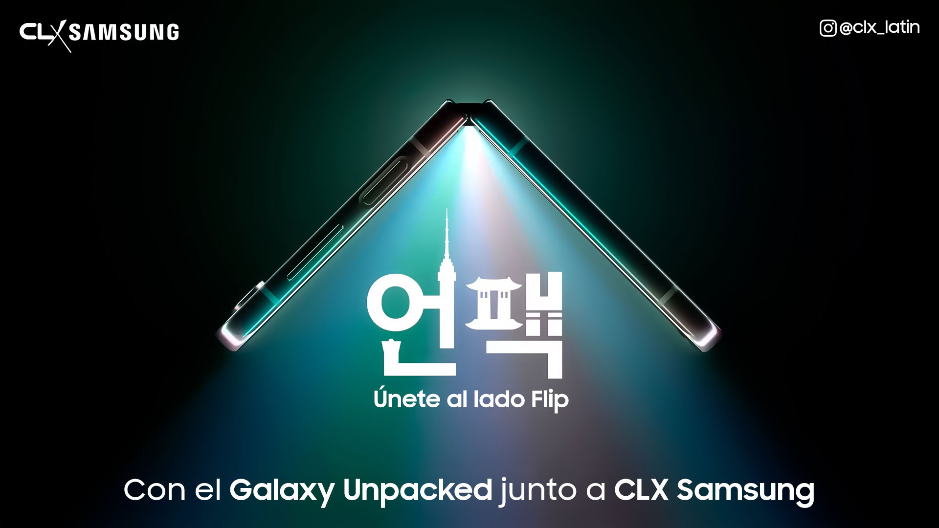 Únete al lado Flip con el Galaxy Unpacked junto a CLX Samsung