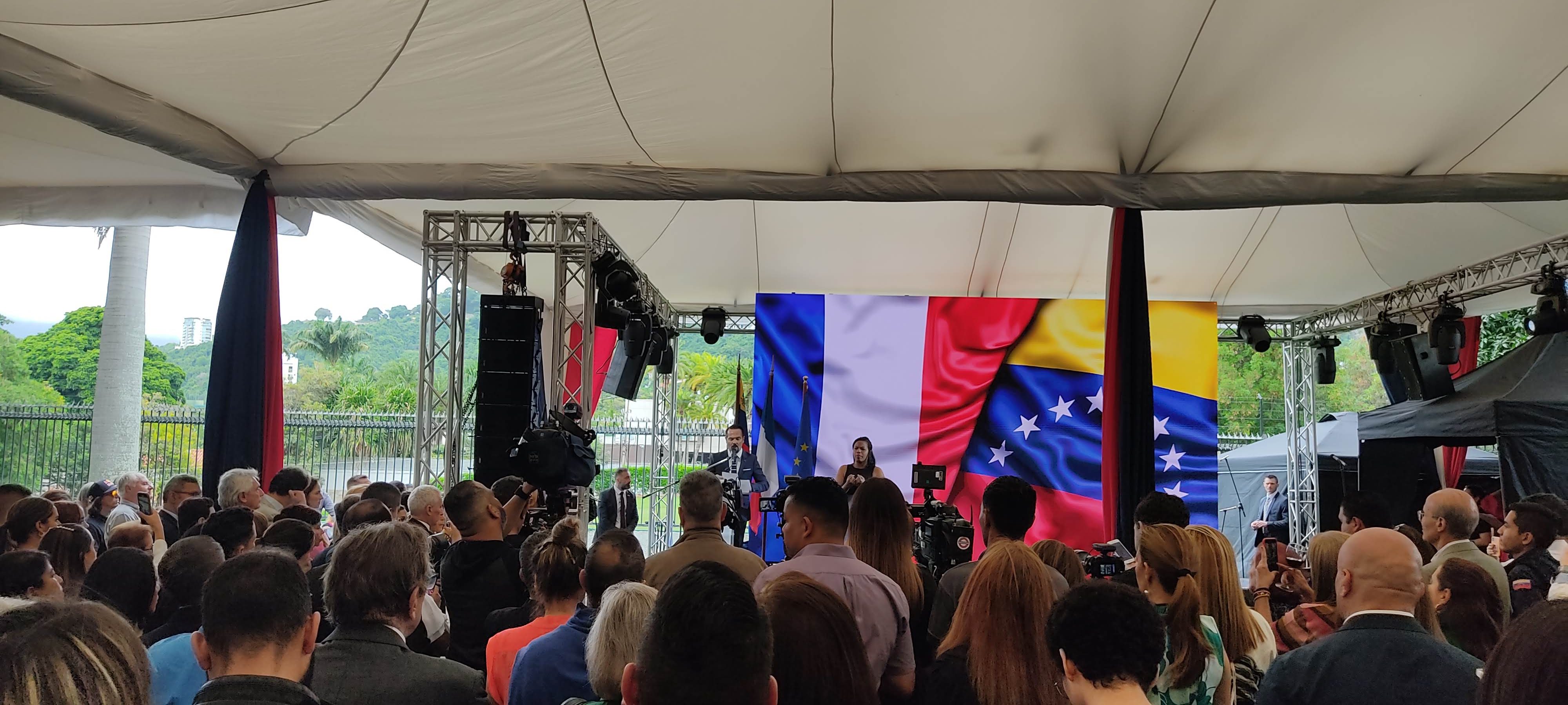 Discurso del Embajador, Romain Nadal durante  el dia Nacional de Francia 2023