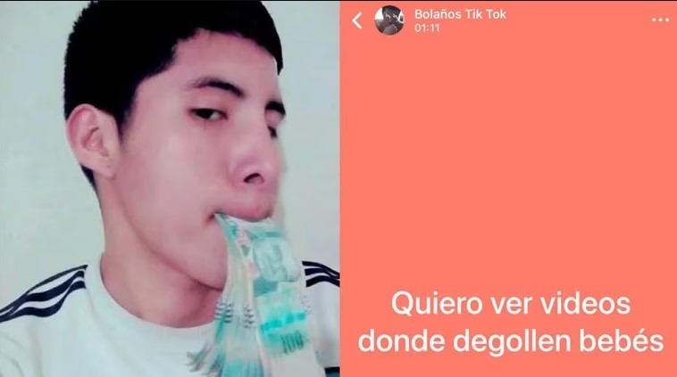 Tiktoker del audio VIRAL “cómo es posible este suceso” admitió su repudiable inclinación a los videos snuff