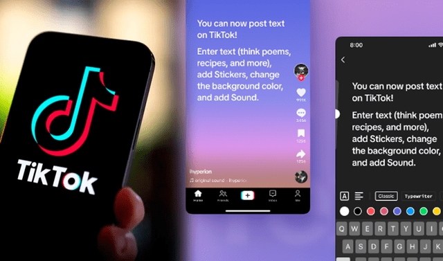 TikTok abre la puerta a publicaciones de texto: cómo hacerlas