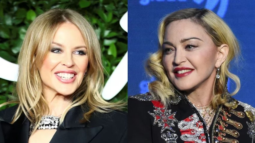 El mensaje que Kylie Minogue le mandó a Madonna previo al inicio de su gira