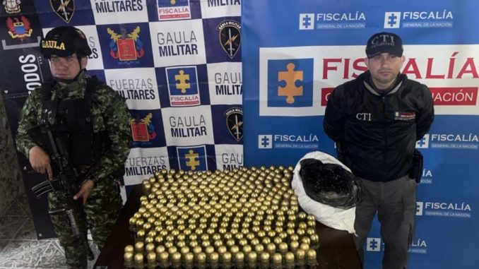 Ejército colombiano incautó 295 granadas en una vivienda en el sur de Bogotá