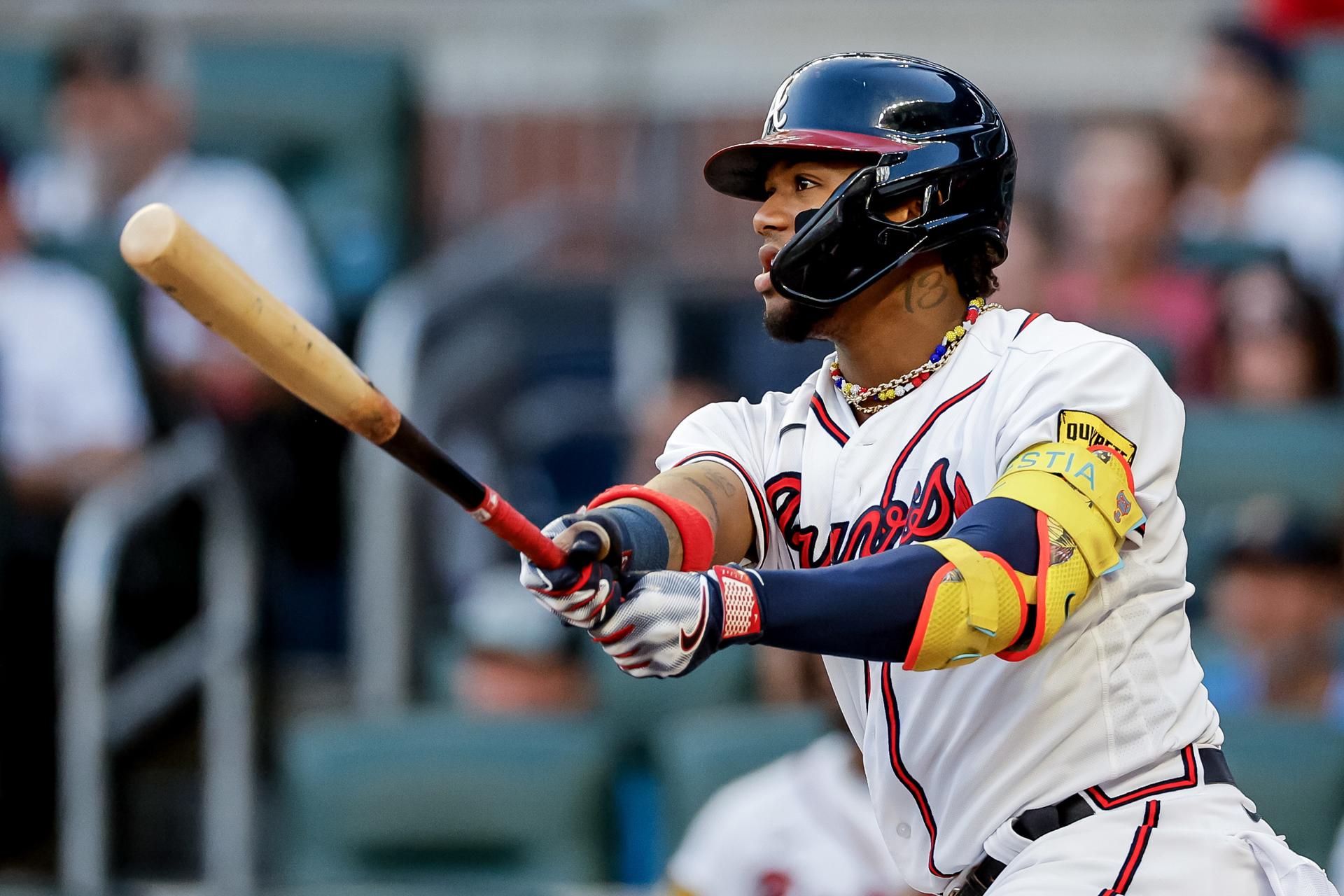 Ronald Acuña Jr. pegó otro TABLAZO ante los Filis y calienta la lucha por el MVP (Video)