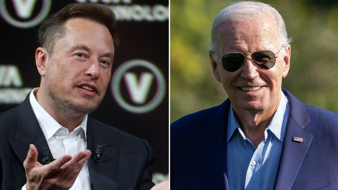 El sarcástico comentario de Musk a Biden: “El verdadero presidente es quien controla el teleprónter”