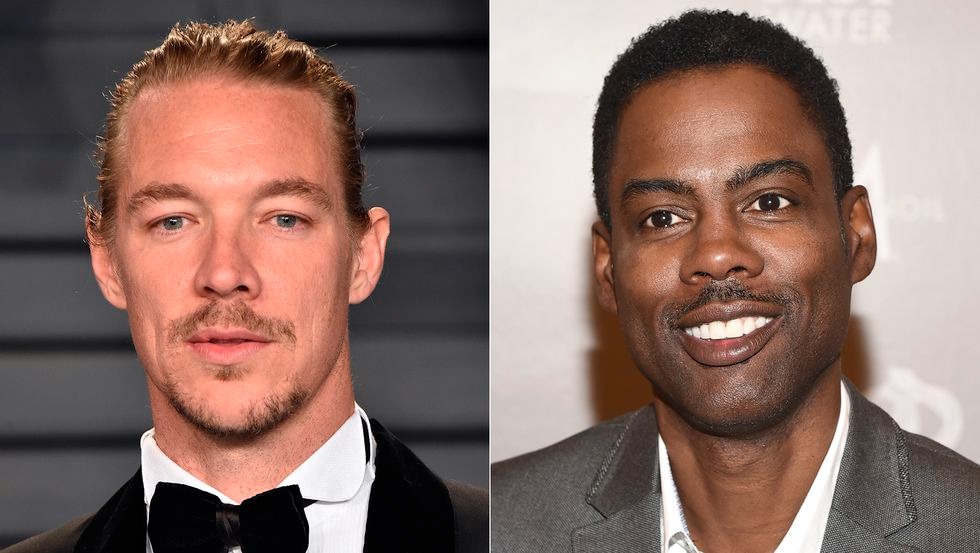 Diplo y Chris Rock, rescatados del barro en el festival Burning Man por un fan (VIDEO)