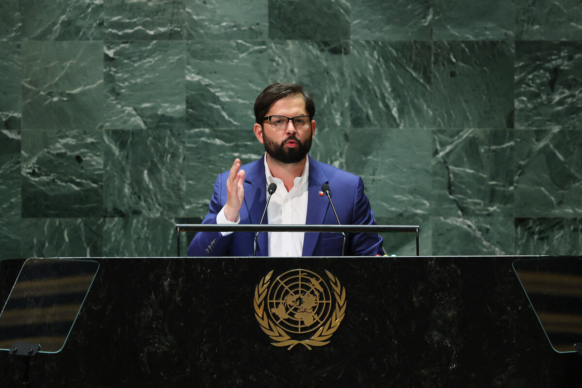 Boric arremetió en la ONU contra Ortega y pidió levantar sanciones contra regímenes de Venezuela y Cuba