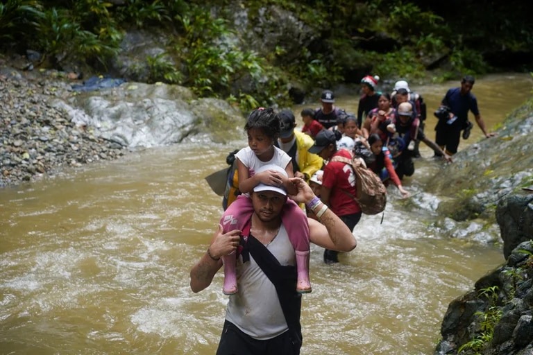 Se agudiza la crisis de migrantes en el Tapón del Darién