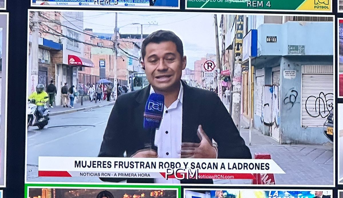 VIDEO: Periodista estaba reportando un robo y vivió en carne propia la delincuencia