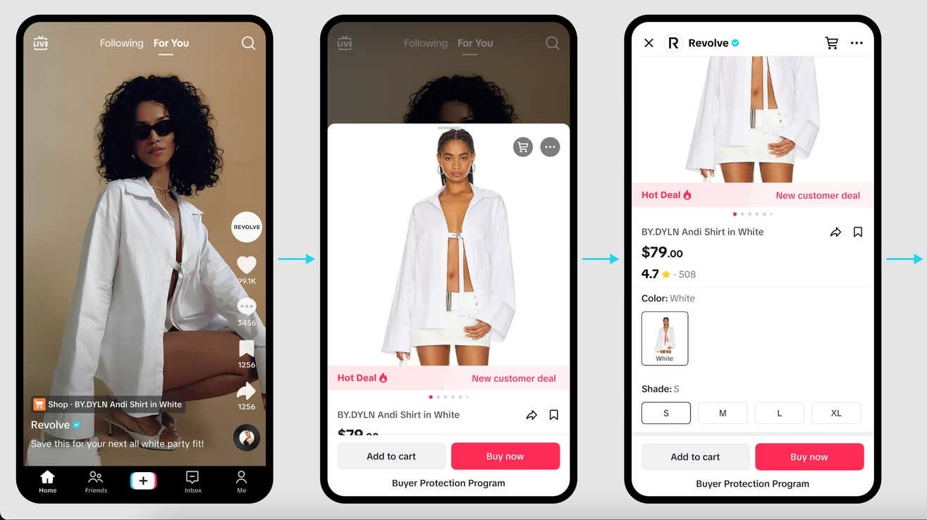 TikTok lanza oficialmente la función de compras en la aplicación