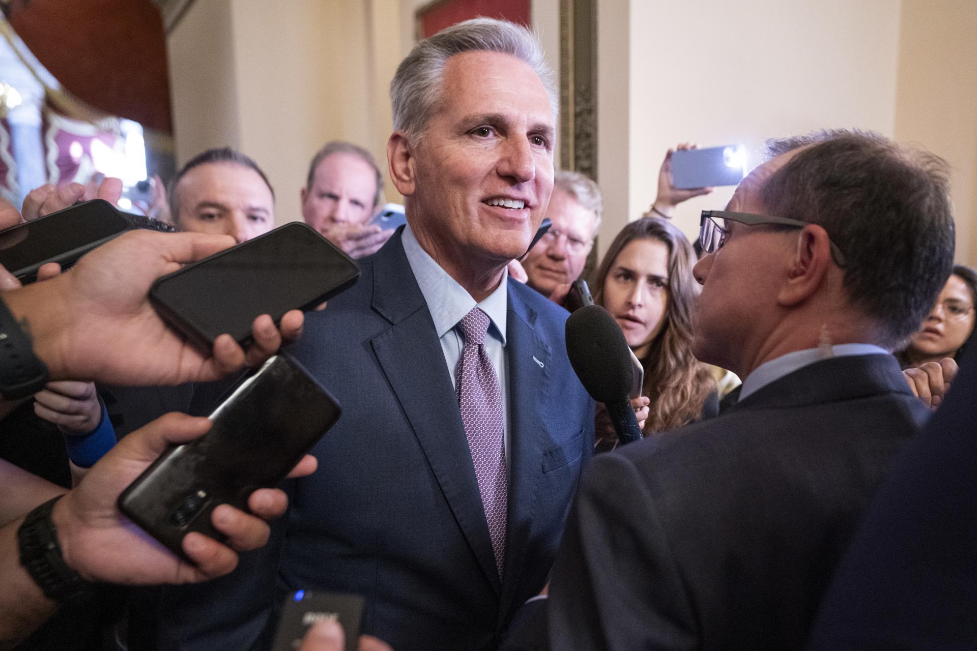 Kevin McCarthy, primer presidente de la Cámara de Representantes destituido en la historia de EEUU