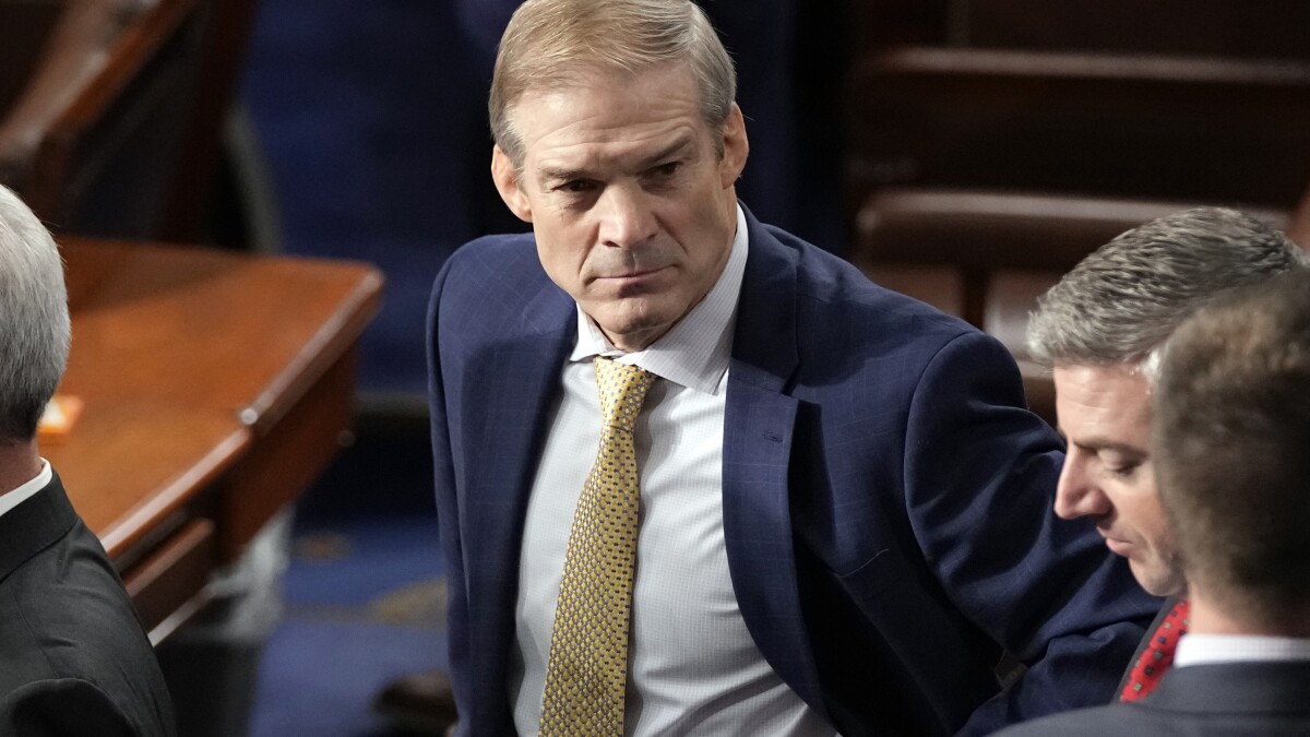 El republicano Jim Jordan retira temporalmente su candidatura a presidir la Cámara Baja