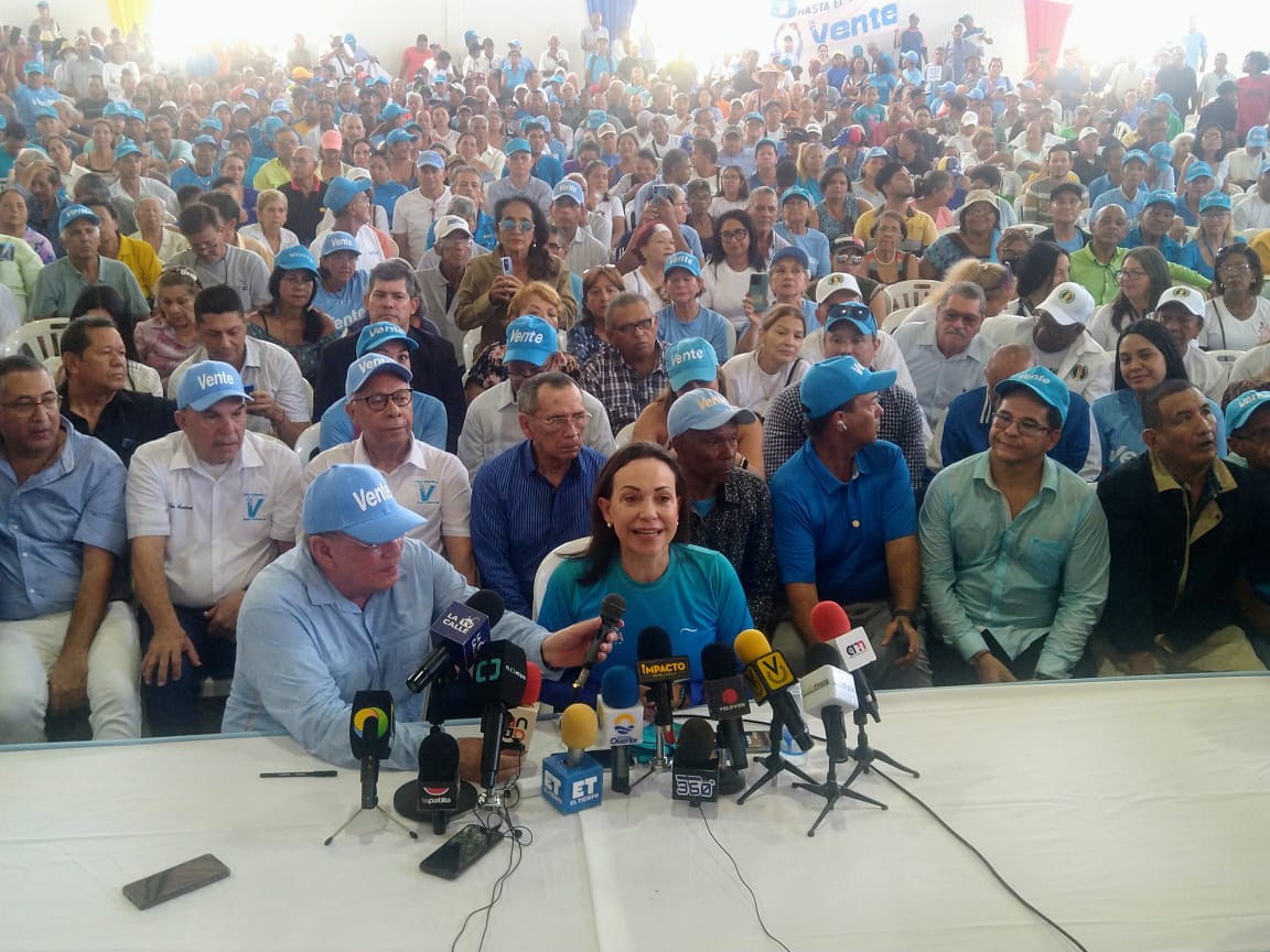 María Corina Machado: Con o sin sanciones vamos a derrotar a Maduro en 2024