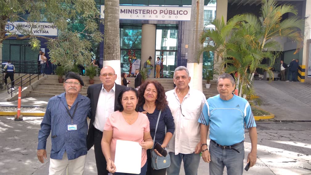 Adultos mayores introdujeron denuncia ante el MP en Carabobo: “Es una sentencia a muerte ser pensionado en este país”